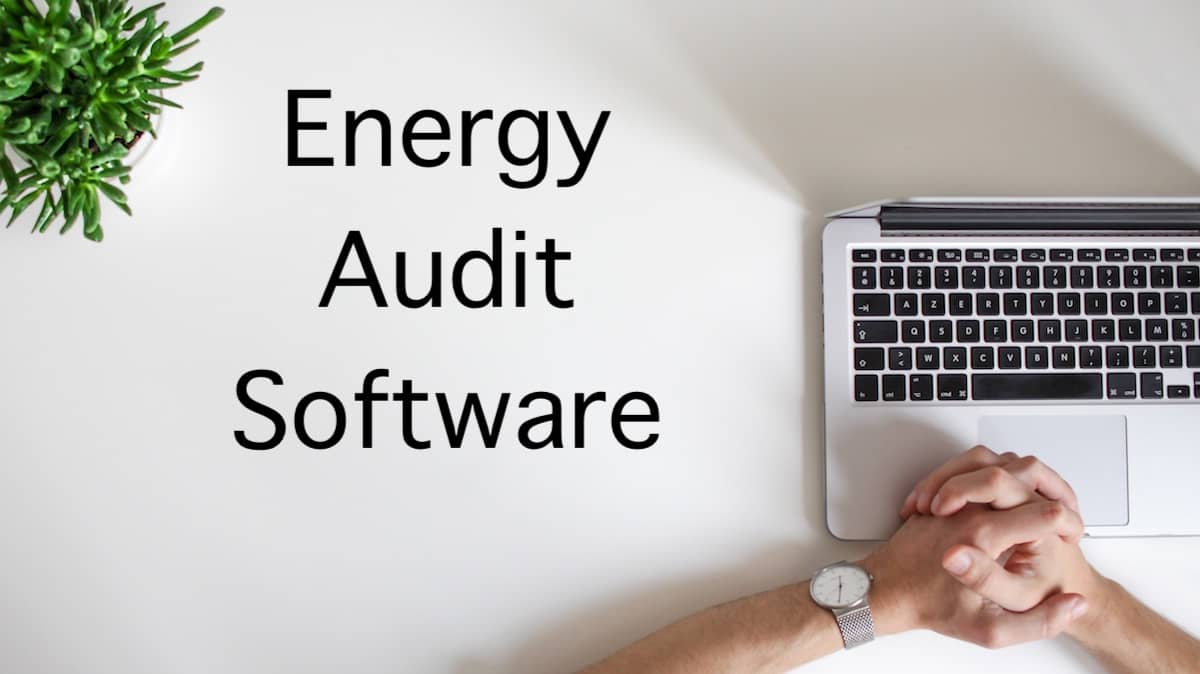 Energy audit software